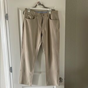Light Khaki FootJoy Golf Pants, 34x30